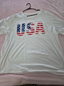 USA Flag T-Shirt- Mens Size 3XL