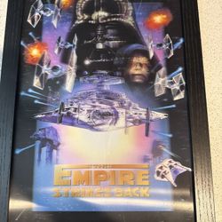 ❄️ Empire Strikes Back – 3D Framed Lenticular Poster – $20 (Burbank) 