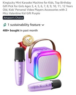 Mini wireless karaoke machine