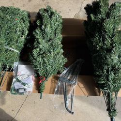 New In Box Costway Lighted Artificial Tree 7.5ft. Must Pick Up