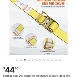 8 pack of ratchet straps