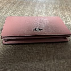 Pink Coach Wallet 