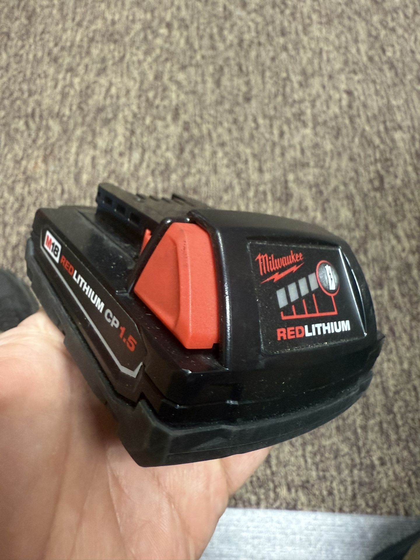 Milwaukee M18 Red Lithium Battery 