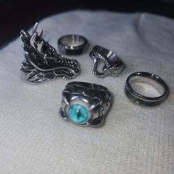 Mens Sterling Rings Collection