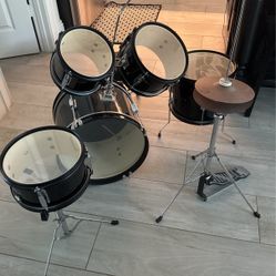 Little Kids Black Drum Set CLOSET CLEANOUT SALE