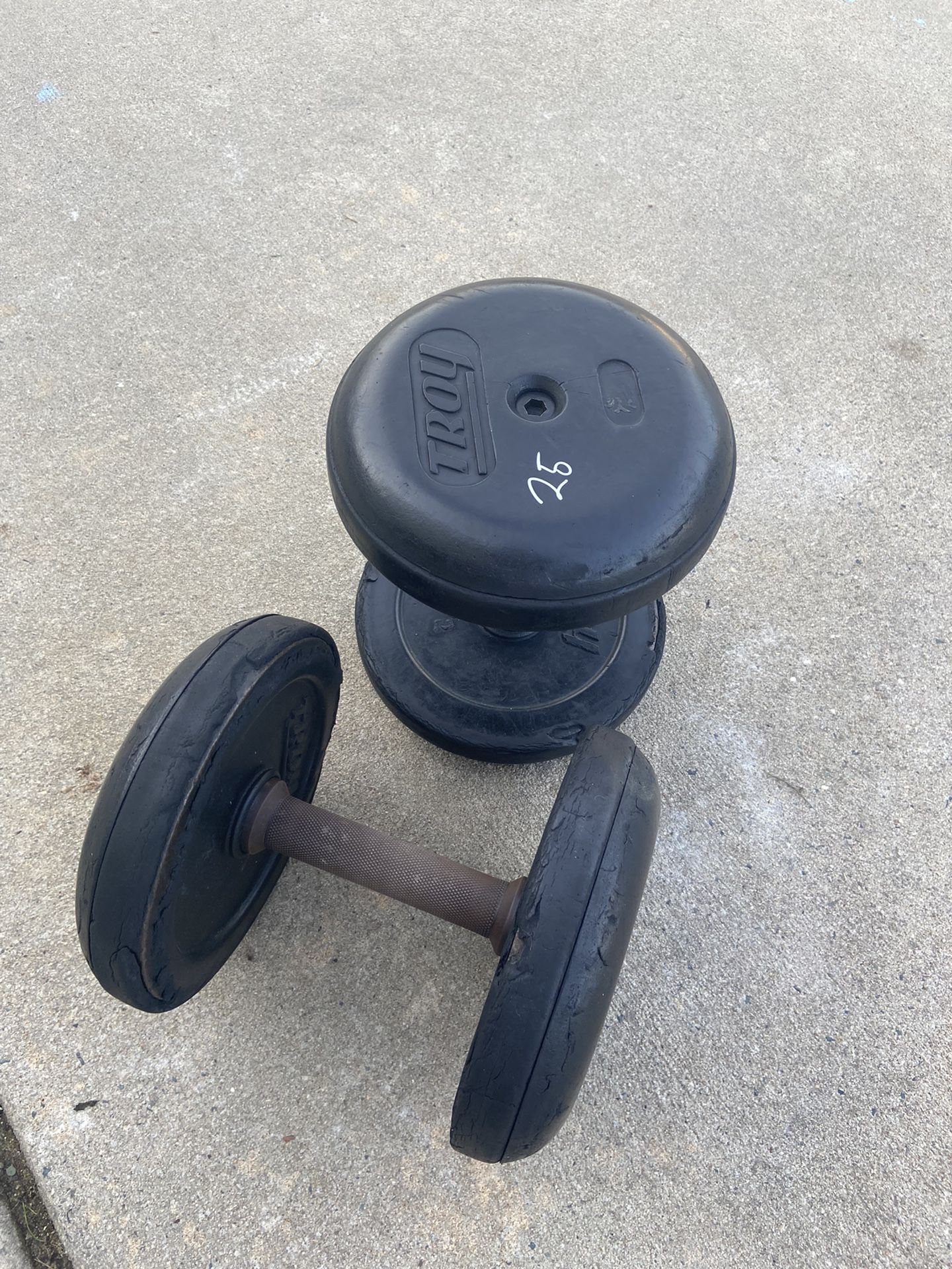 25 Lb Dumbbells