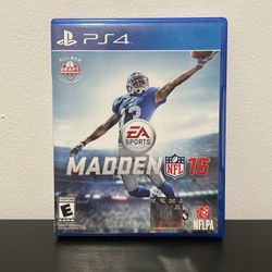 Madden NFL 16 PS4 Sony PlayStation 4 Football Video Game