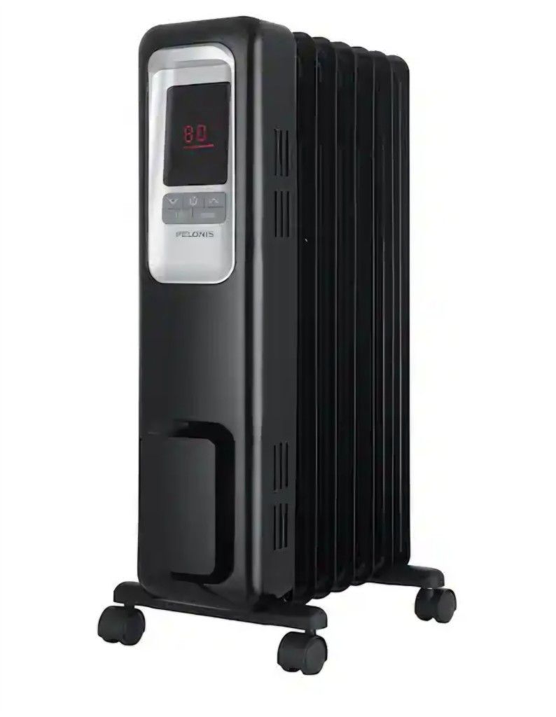 Pelonis 1500 Watt Digital Electric Quiet Oil-Filled Radiant Portable Space Heater.