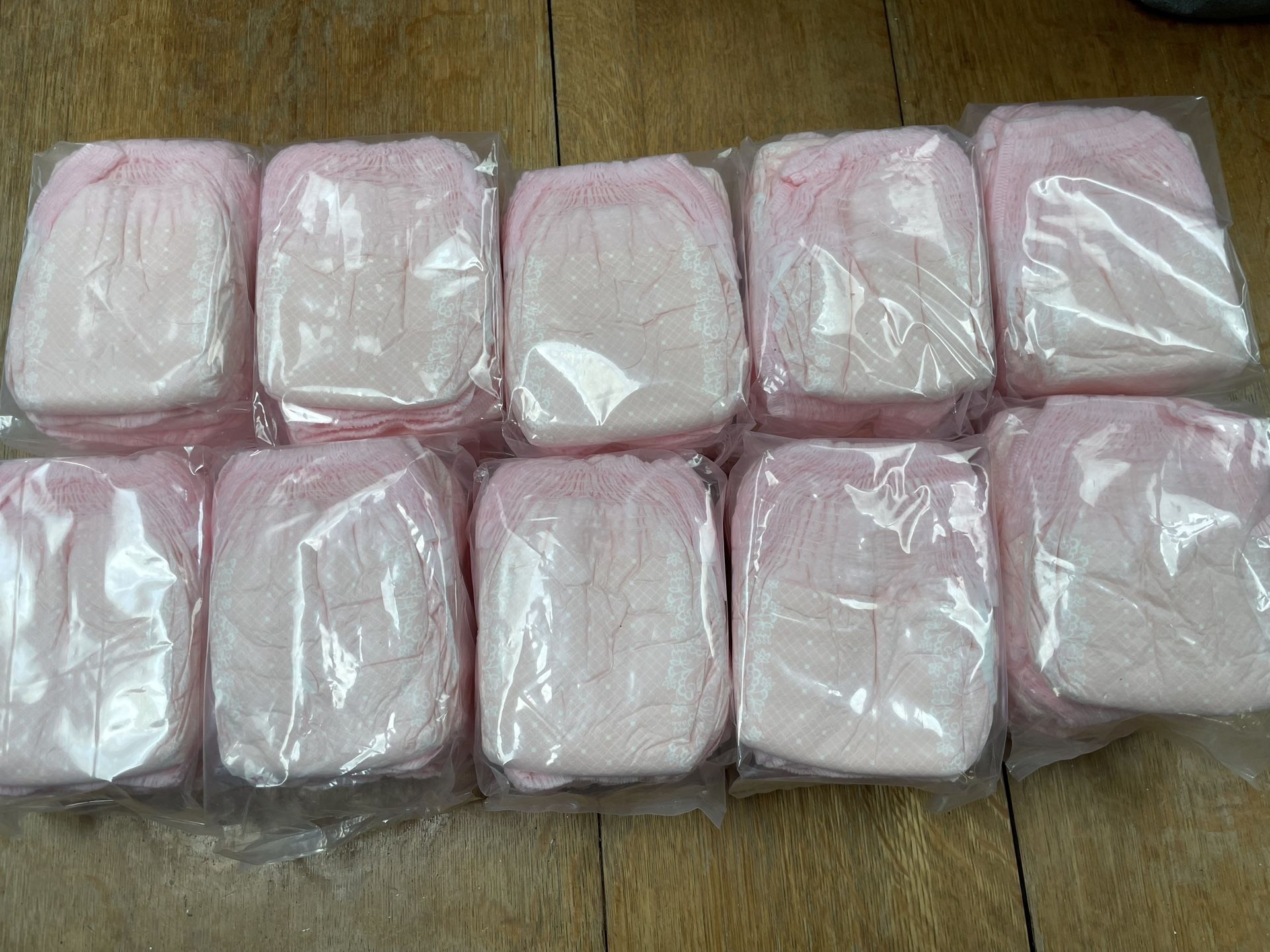 100 Disposable Female Dog Diapers