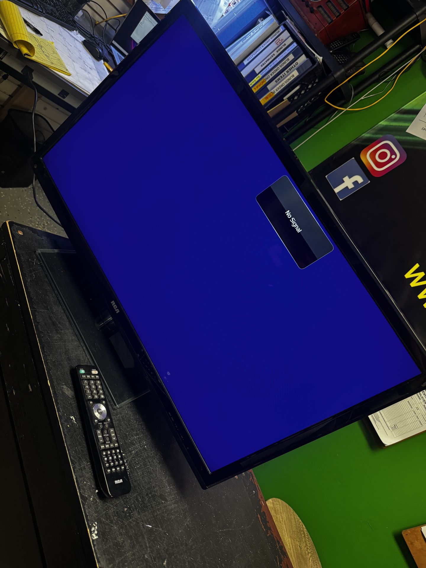 RCA TV 34" / Sold As Is
