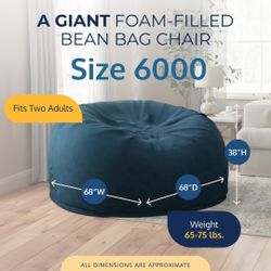 Ultimate Sack 6ft Bean Bag Chair