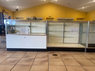 48” Glass Retail Display Counter Showcase Store Fixture