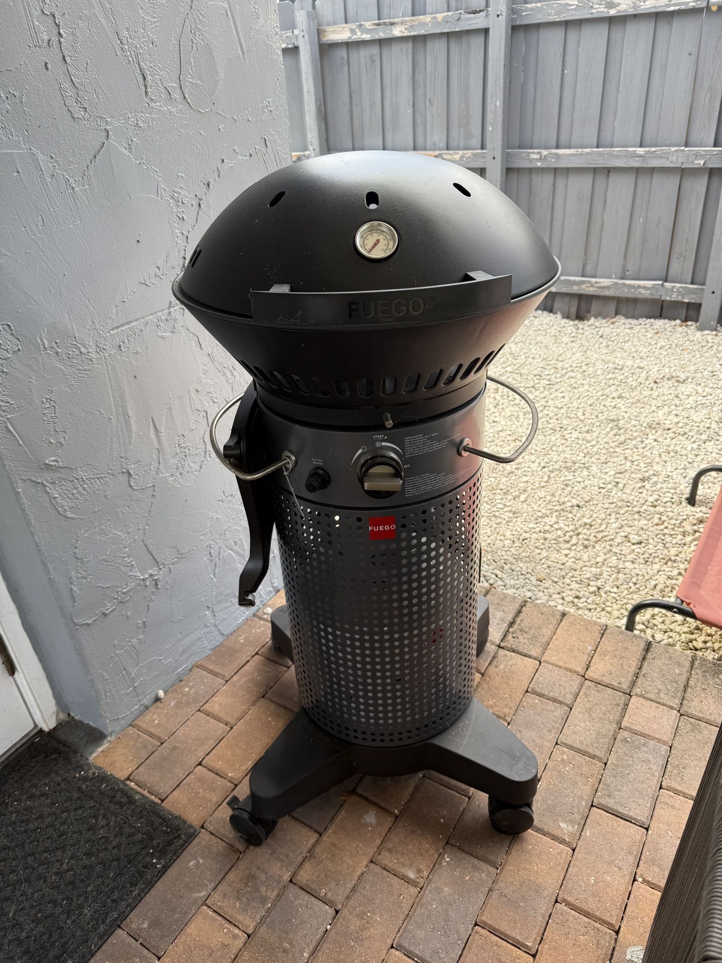 Fuego Element Propane Gas Grill with Accessories