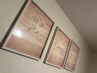 Wall Decor - write on frames