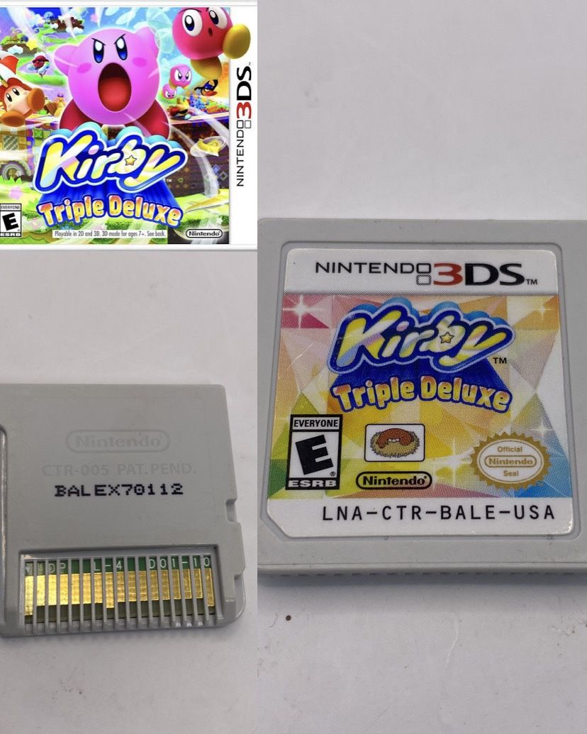Kirby: Triple Deluxe (Nintendo 3DS, 2014) Game Cartridge Only Tested Working
