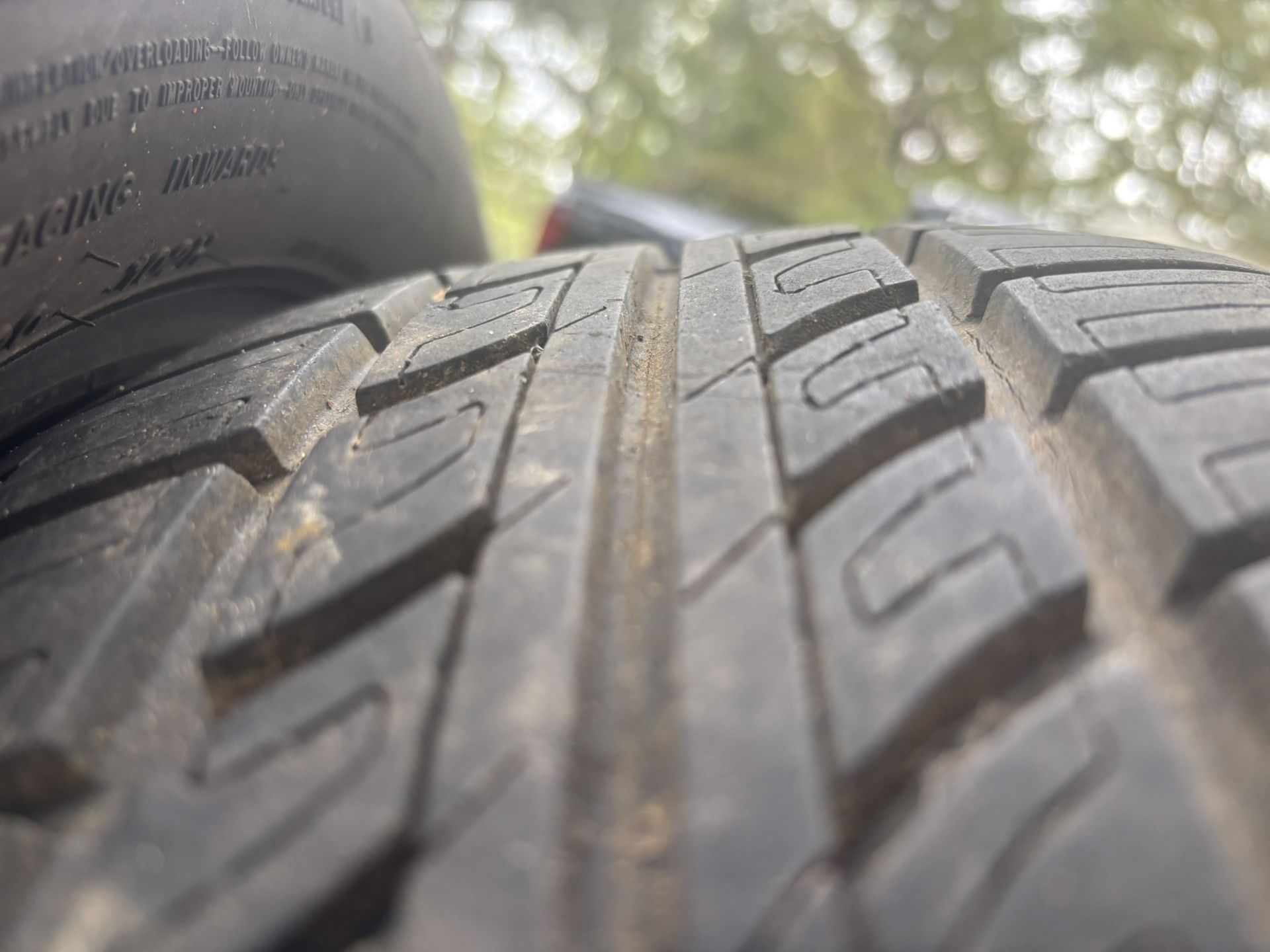 Different size tires