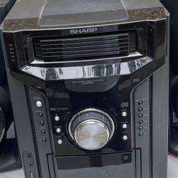Sharp Stereo Cassette And CD Player 