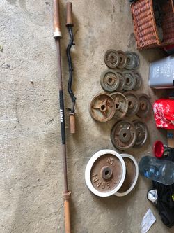 Weights and bars set