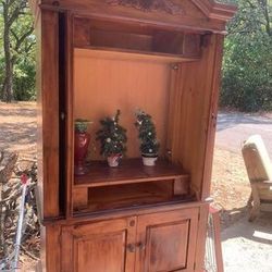 Broyhill Wood Armoire Wardrobe
