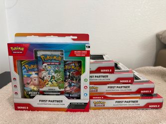 Pokémon First Partner Illustration Collection Series 2 – NEW Sealed
