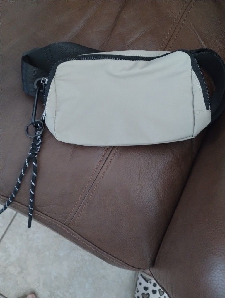Brand New nylon bum, sling bag / purse with removable keychain & dust bag