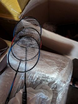 Badminton Rackets and tennis racket set