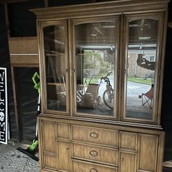 Solid Wood Drexel China Cabinet