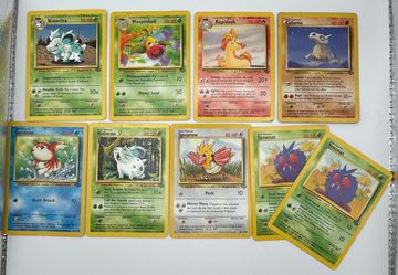 (Lot Of 9 Total Cards) Jungle Lightly Played Pokemon Cards Shown TCG