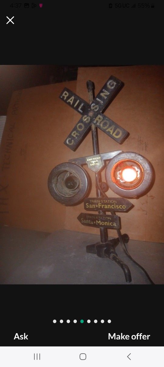 Railroad Crossing Lamp