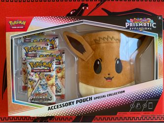 Pokemon Prismatic Evolutions Eevee Accessory Pouch Special Collection Brand New