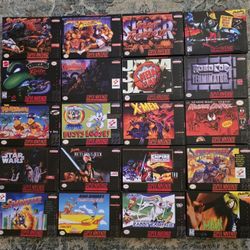 Lot Of 20 SNES Boxes & 20 Protective Cases. Super Nintendo.  *READ *