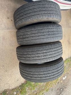17 inch used firestone destination tires size 225/65/R17