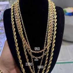 Gold Rope Chains 