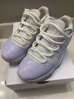 Air Jordan 11 Low White/Pure Violet Sneakers