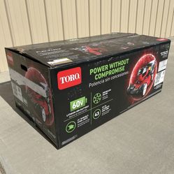 New Toro Electric Lawn Mower With Battery And Charger 