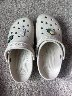 Beige Crocs