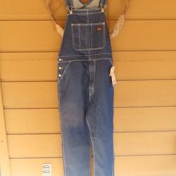 Levi's Denim  Overalls Men's Size L Blue Denim Cotton NWT