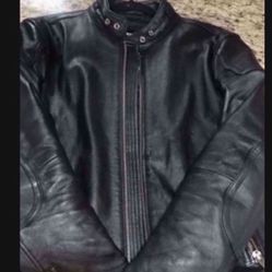 Size Large Diesel Leather Mens Jacket Gorgeous in mint condition