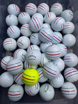 Golf balls chrome soft