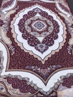 Brand new Persian asfahani Design Area Rug size 8x11 nice red carpet afghan style rugs and carpets