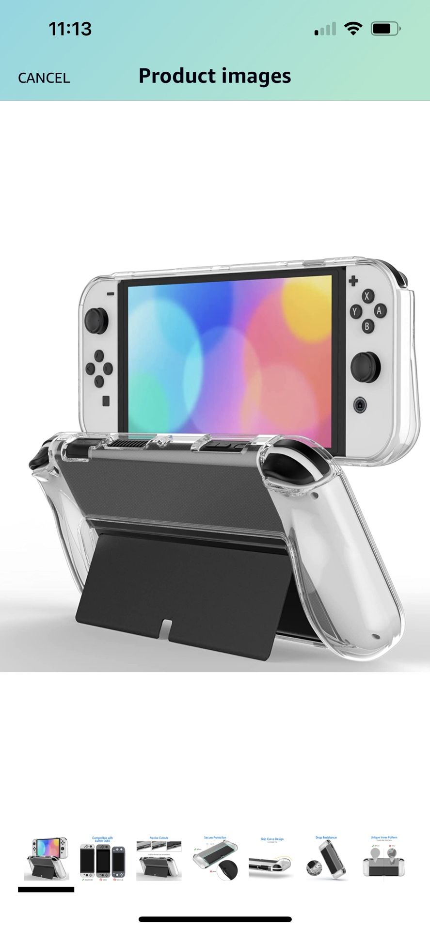 JETech Protective Case for Nintendo Switch (OLED Model) 7-Inch 2021 Release