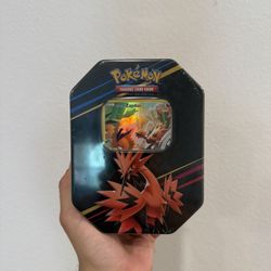 Pokemon TCG Crown Zenith Galarian Zapdos Tin (International Version)