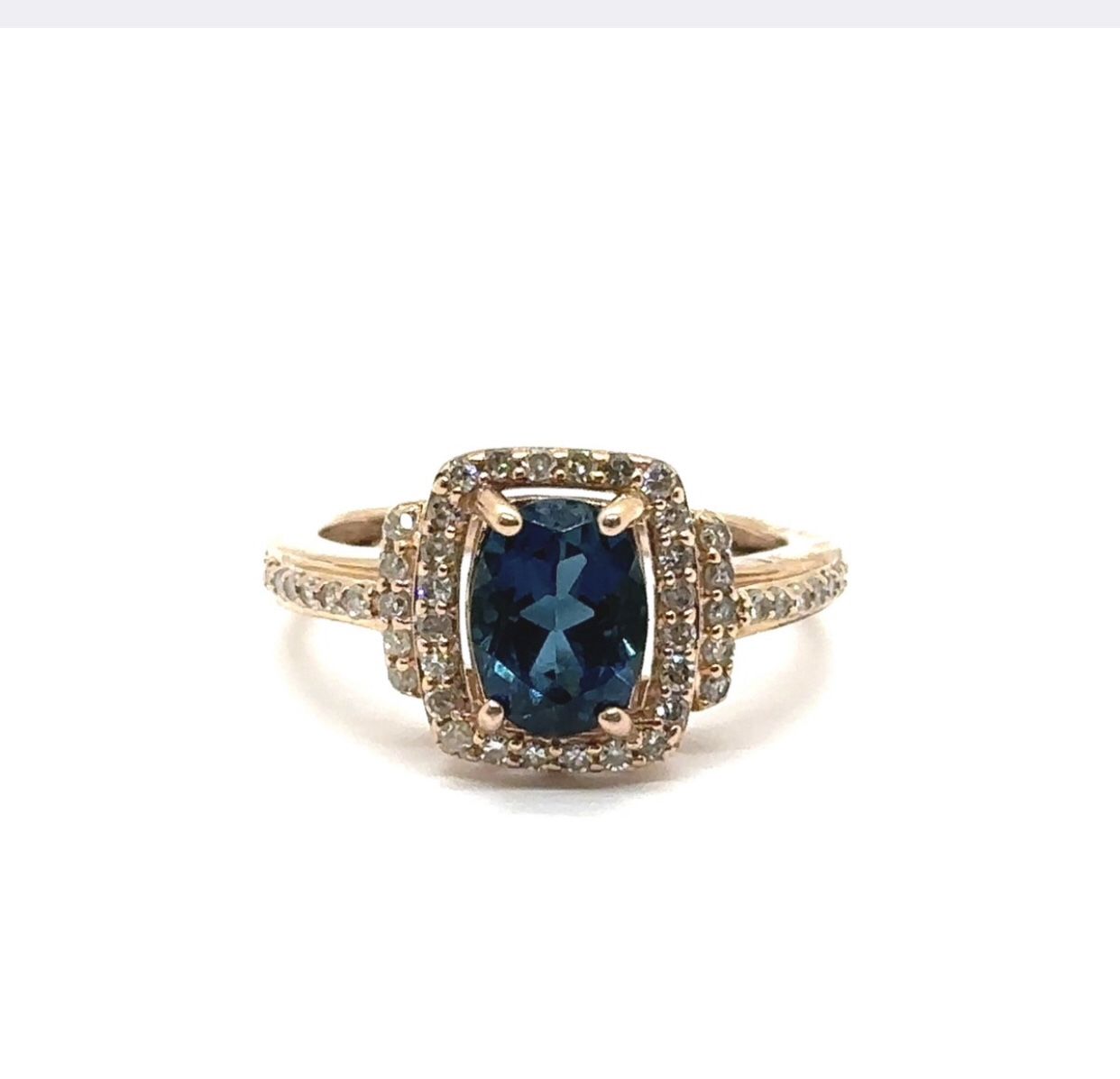 14K RG Diamond Stone Ring EPJ029293