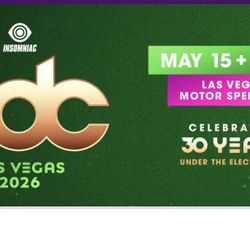 2 EDC GA+ tickets 3 DAY PASS