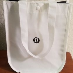 *Lululemon* White Reusable Bag