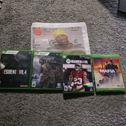 4 XBOX SERIES X GAMES