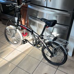 Xspec 20” 7 Speed Folding Compact City Conmutar Bike Black