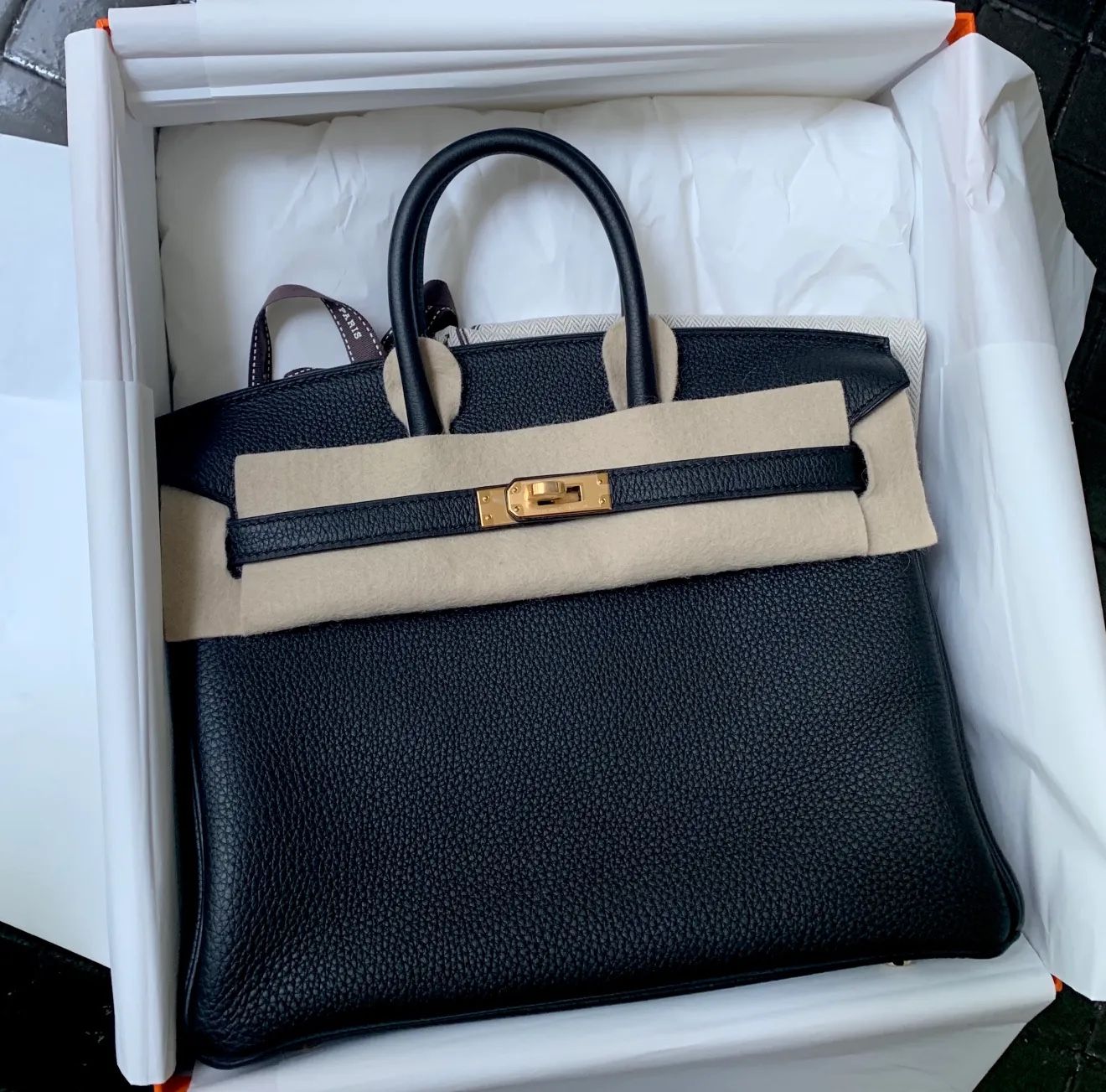 Authentic Hermes Birkin 25 togo