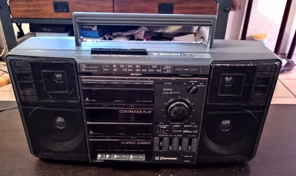 Vintage Boom Box Stereo
