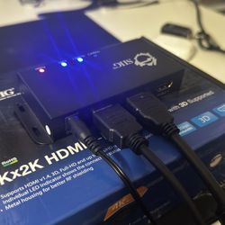 SIIG 4Kx2K 2 Port HDMI Splitter with 3D Supported